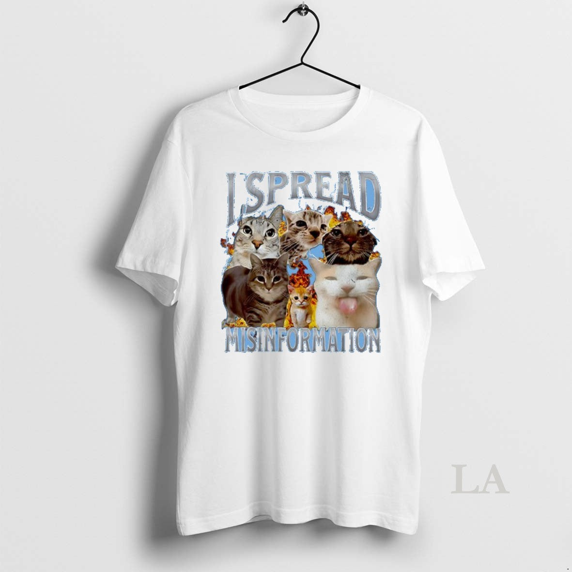 Original Cats I Spread Misinformation Ceramic Ceramic And Dad Cap Tee