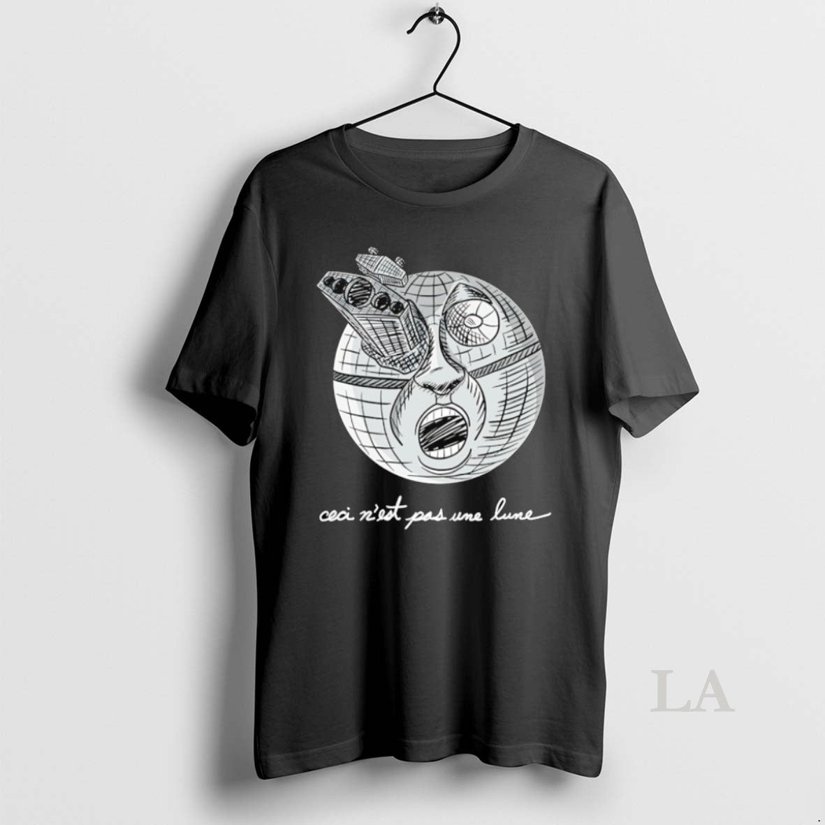 Original Ceci Nest Pas Une Lune Death Star Hoodie Modern Style