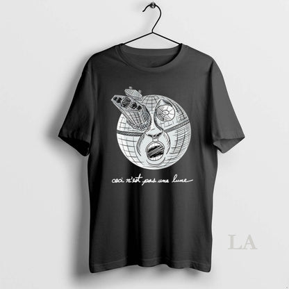 Original Ceci Nest Pas Une Lune Death Star Hoodie Modern Style
