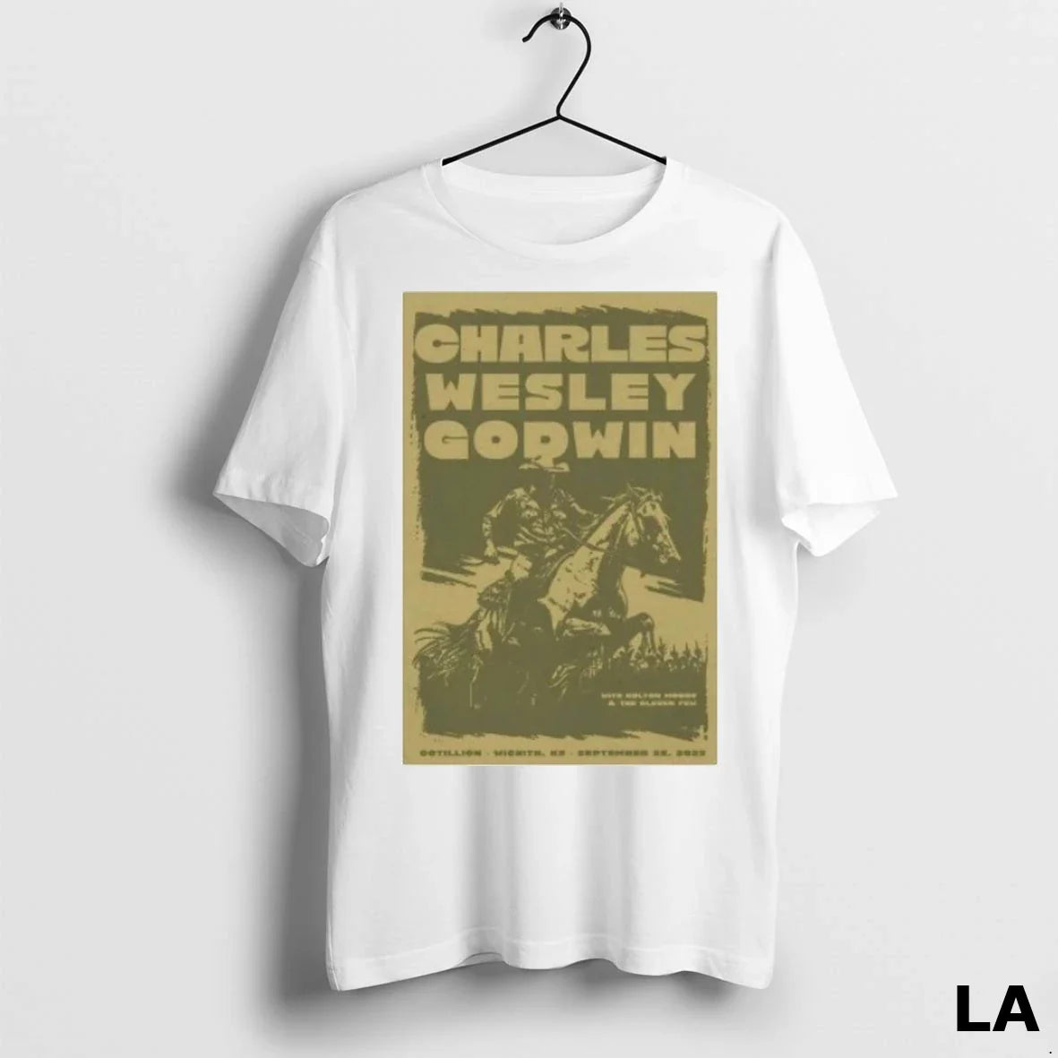 Original Charles Wesley Godwin Wichita Tour Sept 25 2025 Tour Tank