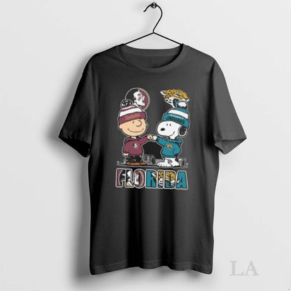 Original Charlie Brown And Snoopy High Fight Florida Seminoles And