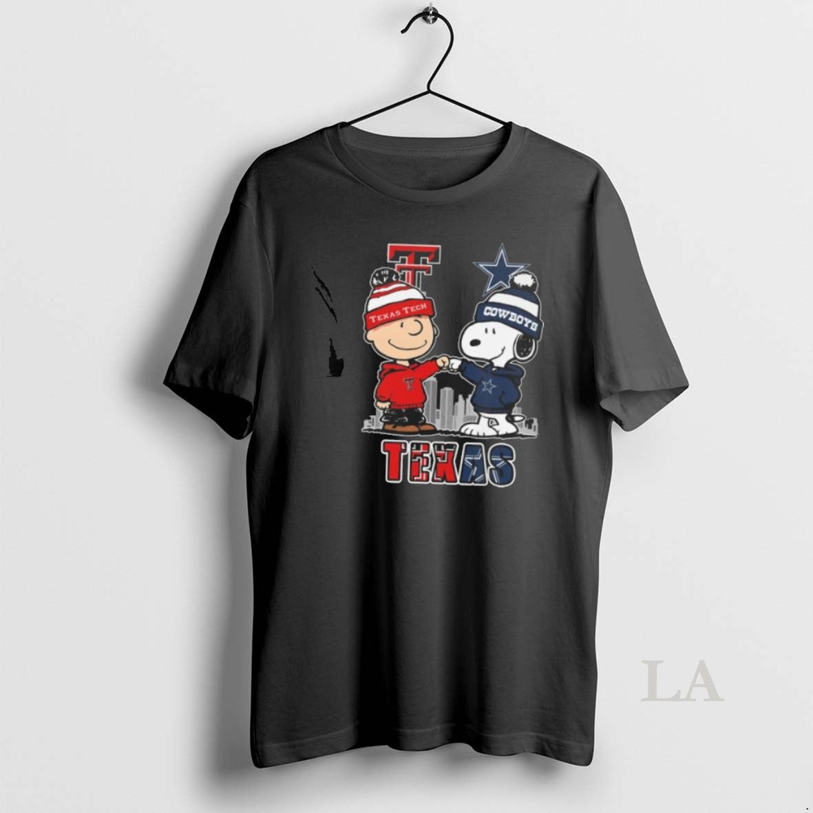 Original Charlie Brown And Snoopy Texas Tech Red Raiders X Dallas