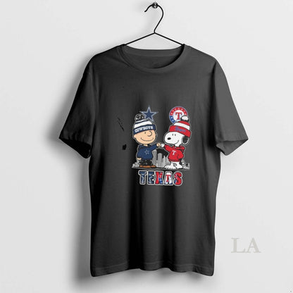 Original Charlie Brown Dallas Cowboys X Snoopy Texas Rangers 2025