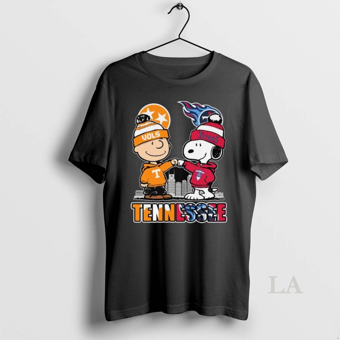 Original Charlie Brown Tennessee Volunteers X Snoopy Tennessee Titans