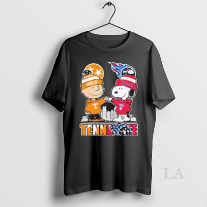 Original Charlie Brown Tennessee Volunteers X Snoopy Tennessee Titans