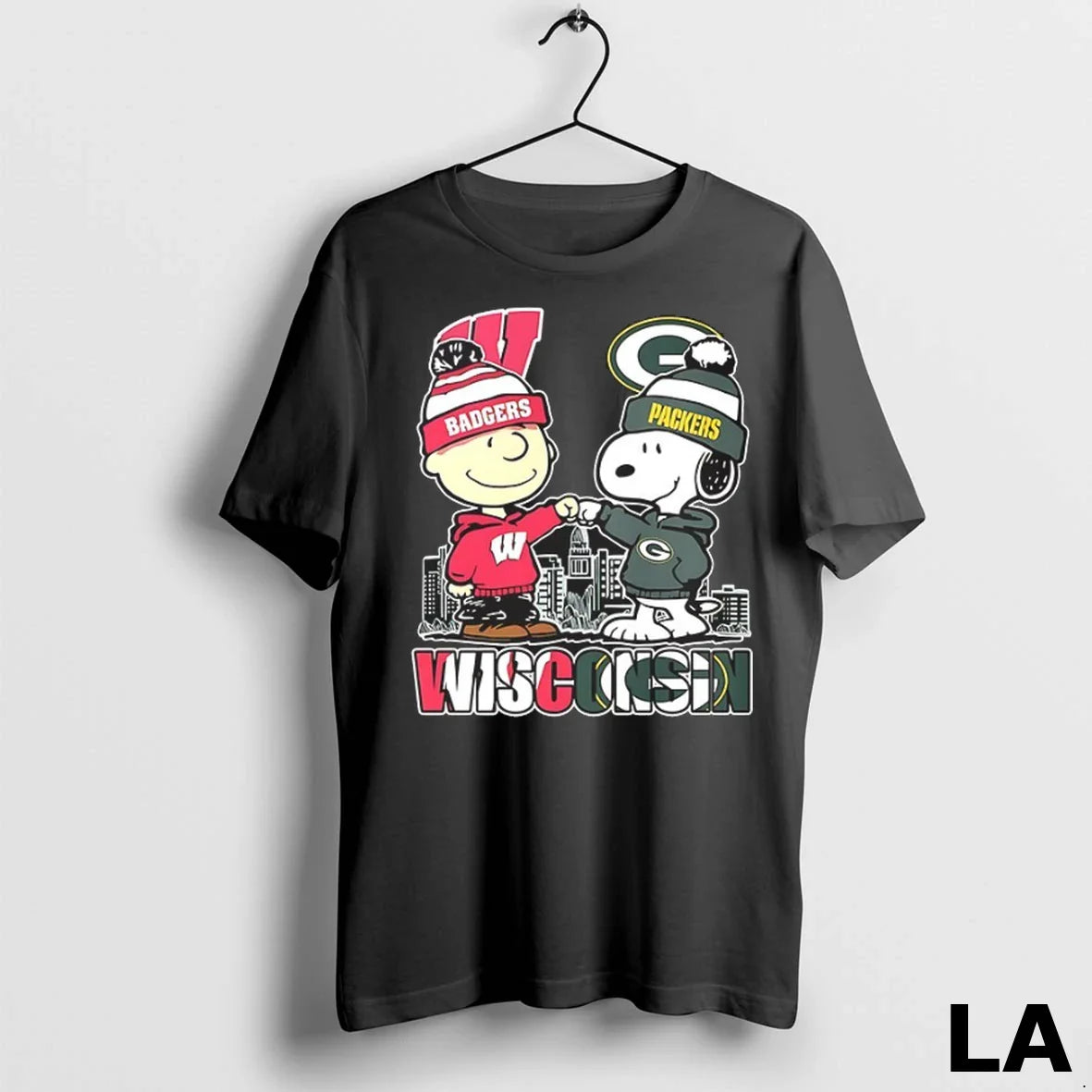 Original Charlie Brown Wisconsin Badgers Fist Bump Cheers Green Bay