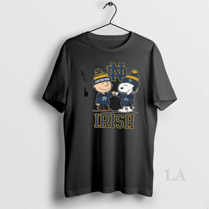 Original Charlie Brown X Snoopy Indiana Notre Dame Fighting 2025 Tee