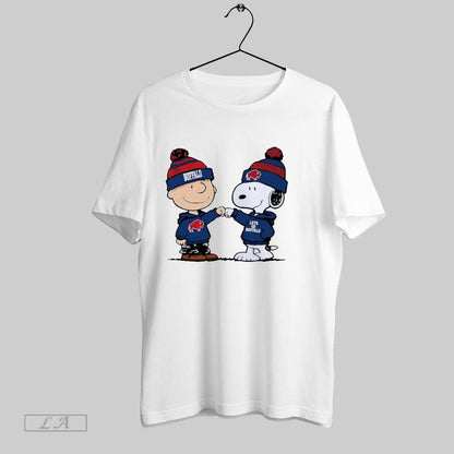 Original Charlie Brown And Snoopy Lets Go Buffalo Bills Hoodie