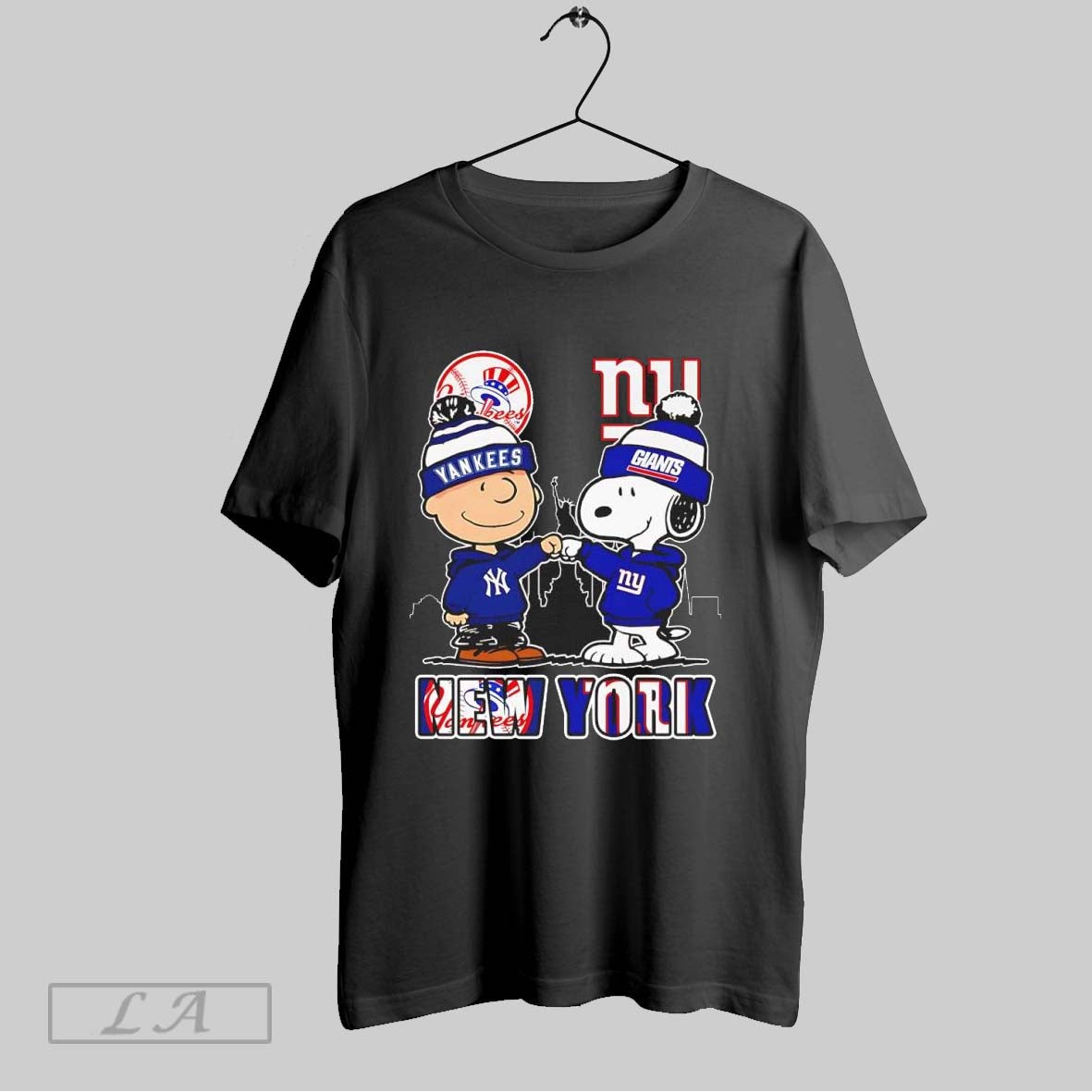 Original Charlie Brown Bump Hands Snoopy New York Yankees And Giants
