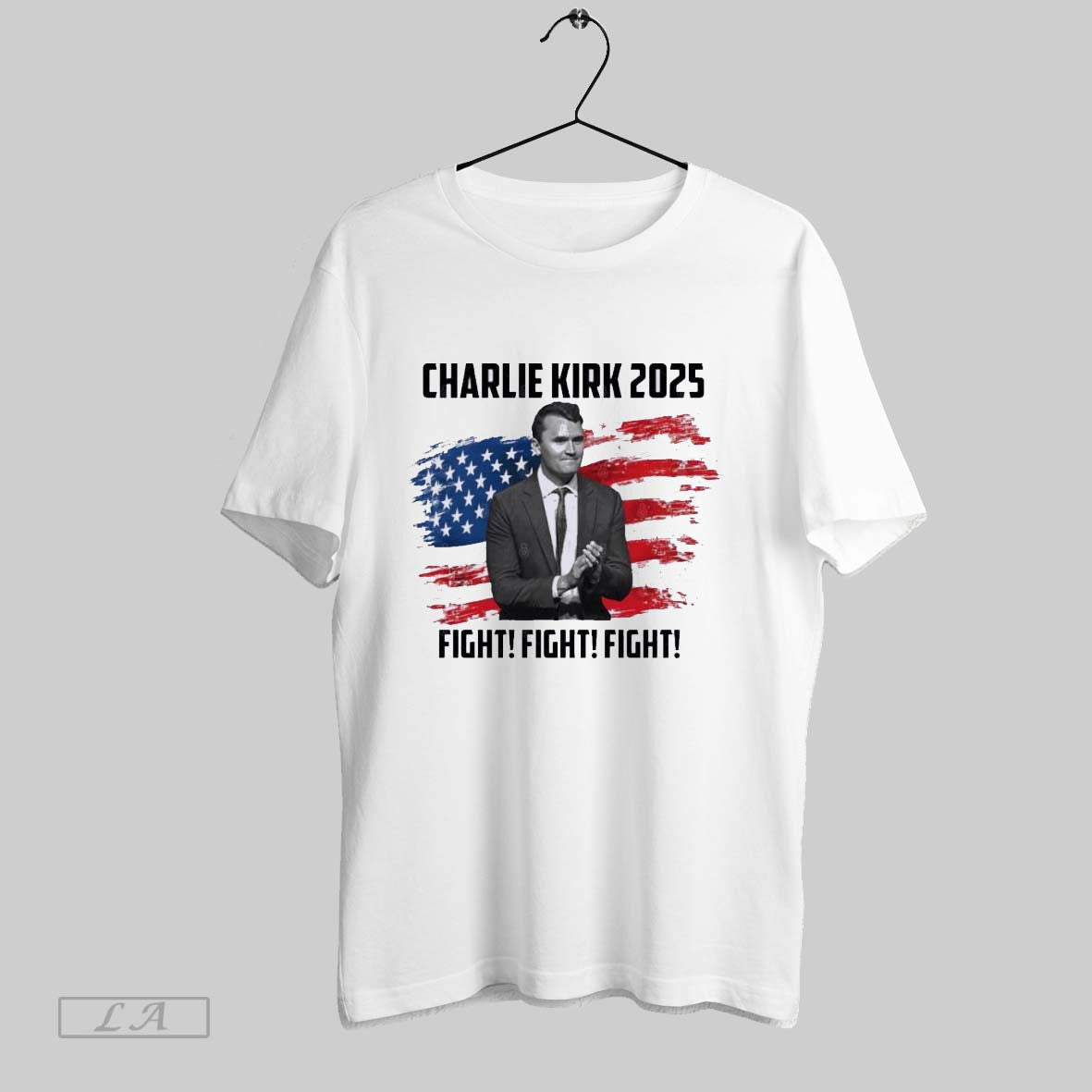 Original Charlie Kirk 2025 Fight Fight Fight Tee Authentic Gift