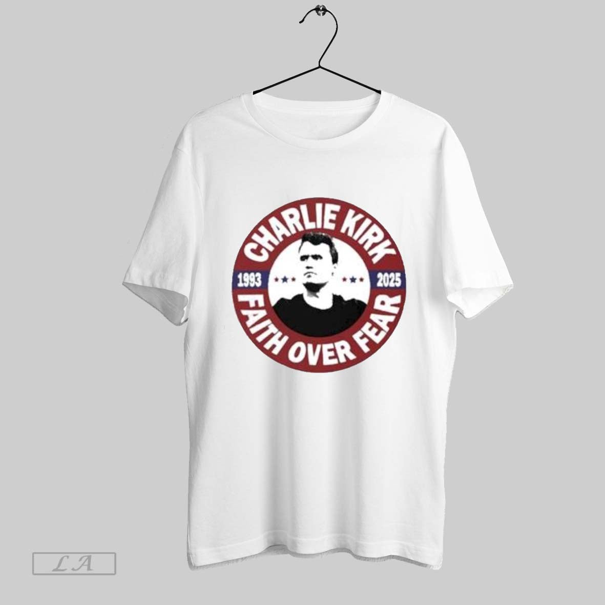 Original Charlie Kirk Faith Over Fear 1993 2025 Long Sleeve Modern