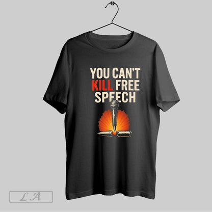 Original Charlie Kirk Free Speech Cannot Be Killed Hoodie Premium