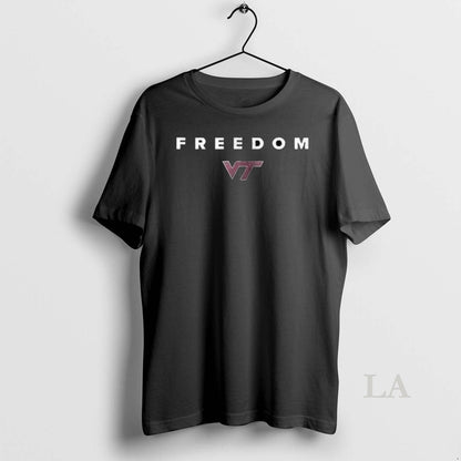Original Charlie Kirk Freedom X Virginia Tech Long Sleve Long Sleeve