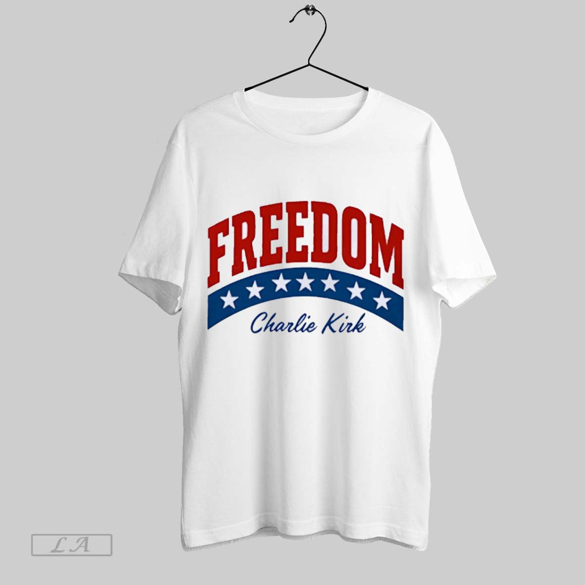 Original Charlie Kirk Freedom Stars Tee Classic Fashion