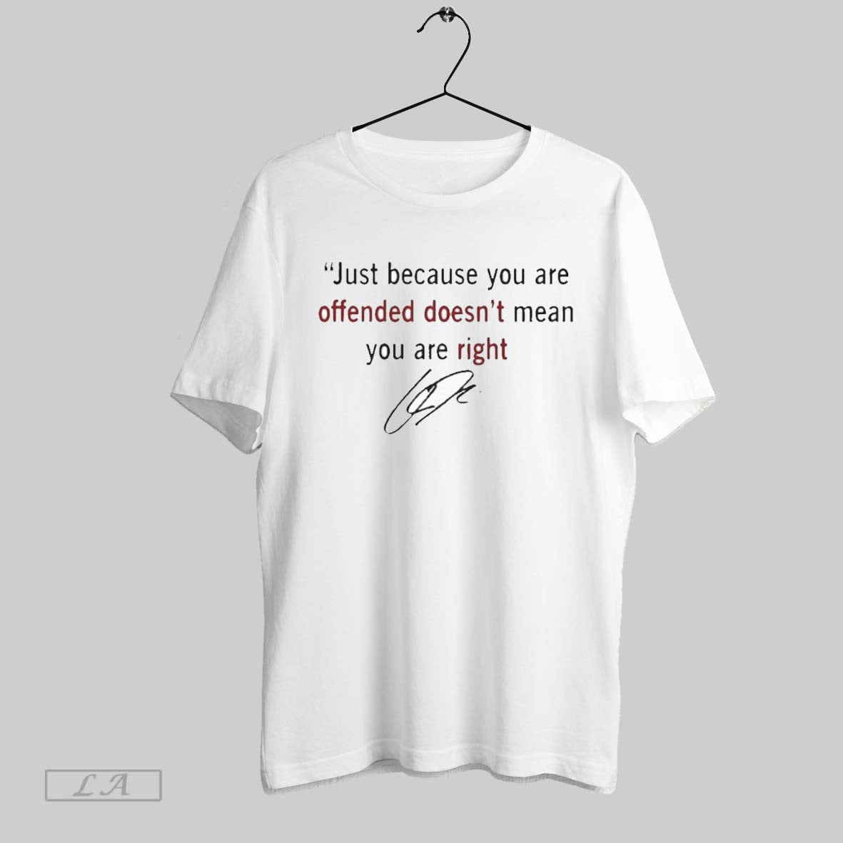 Original Charlie Kirk Just Because You Are Offended Doesn T Mean You
