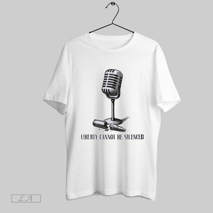 Original Charlie Kirk Liberty Cannot Be Silenced Tee Designer Apparel