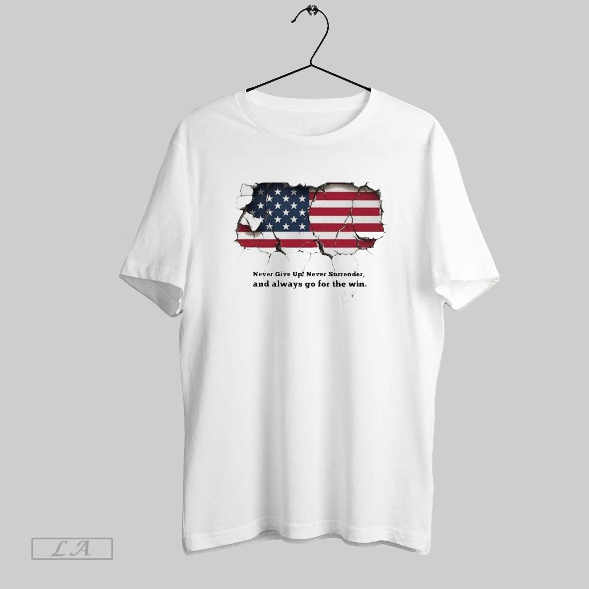 Original Charlie Kirk Never Give Up Never Surrender And Always Go Win