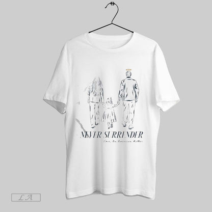 Original Charlie Kirk Never Surrender Love American Mother TShirt