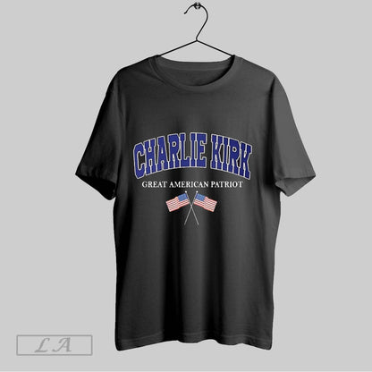Original Charlie Kirk Political Activist Freedom American V Neck