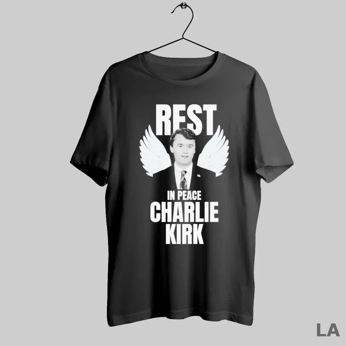 Original Charlie Kirk Rest Peace Wings TShirt Classic Apparel