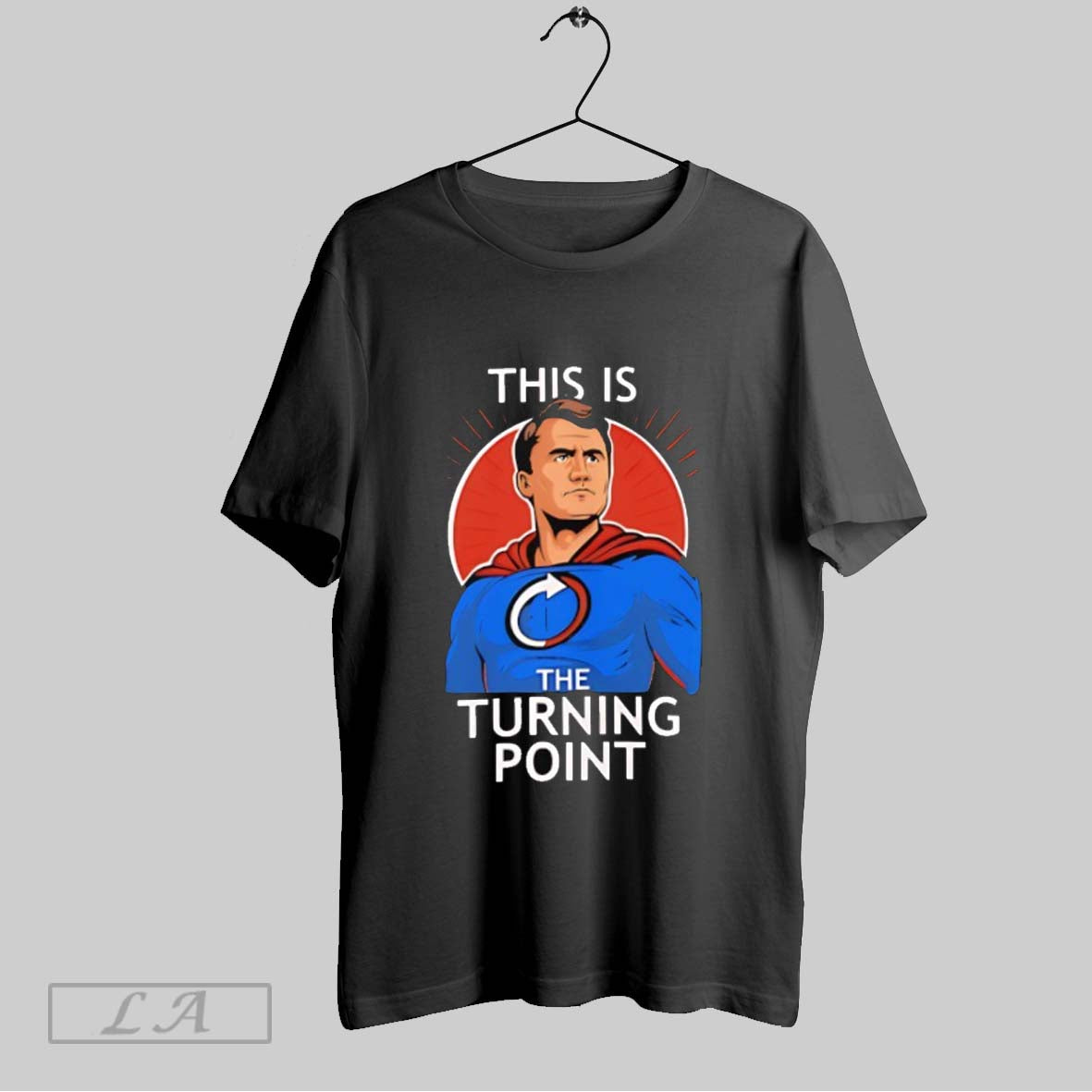 Original Charlie Kirk Superhero This Is Turning Point Sweatshirt