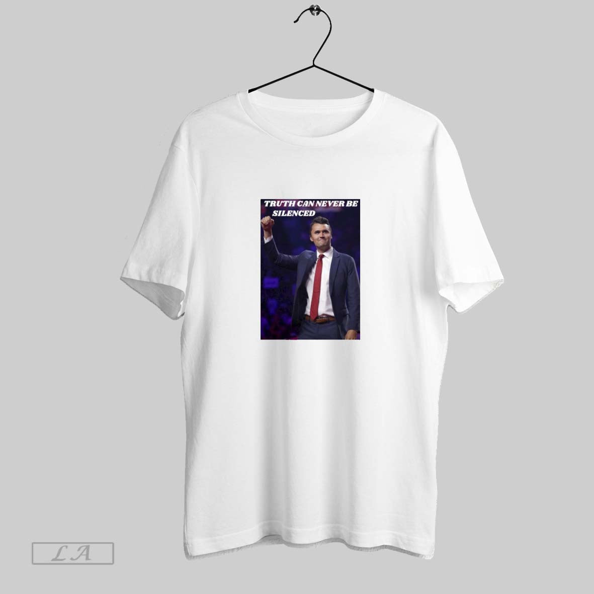 Original Charlie Kirk Truth Can Never Be Silenced Tee Retro Merch