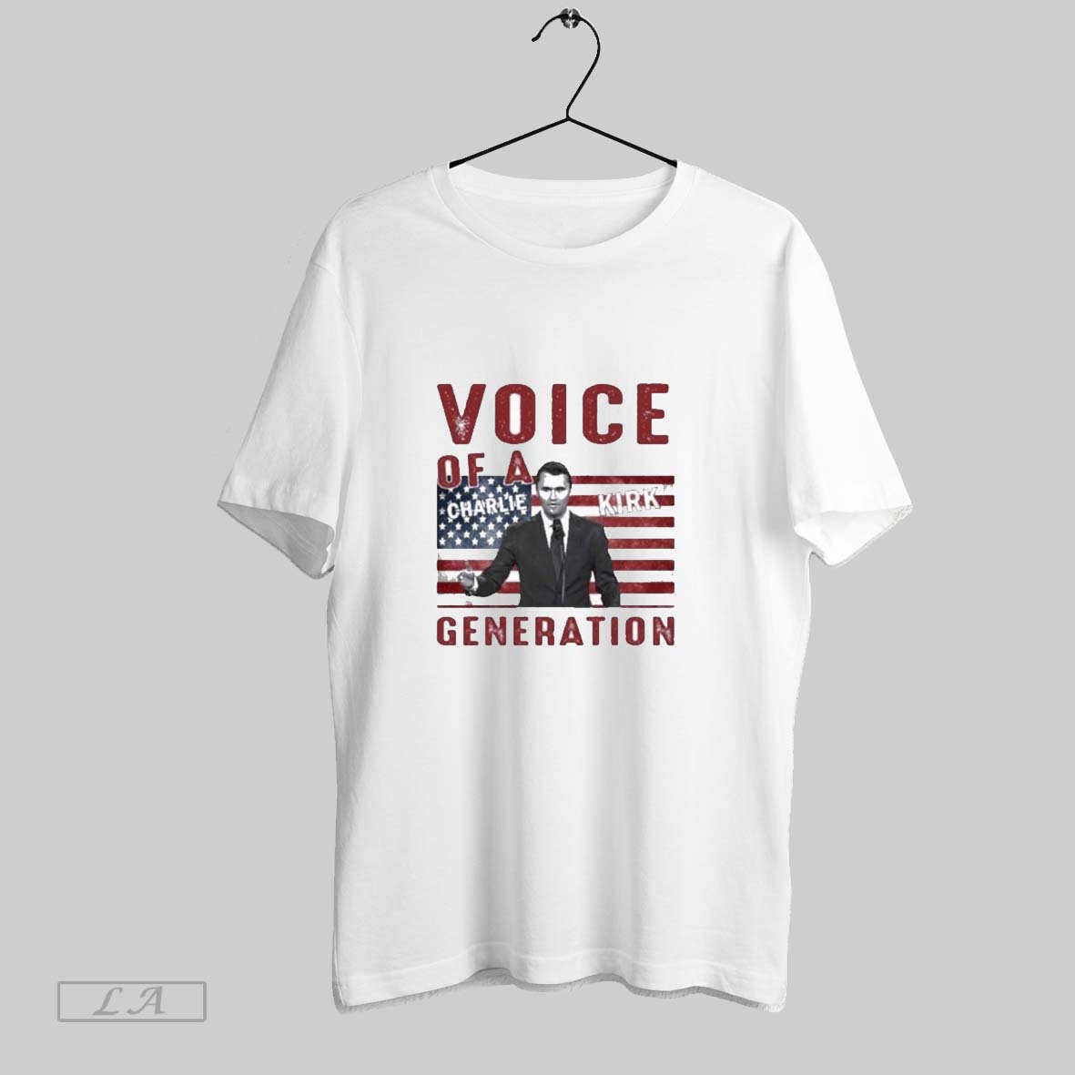 Original Charlie Kirk Voice Generation Patriotic Hoodie Designer