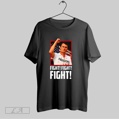 Original Charlie Kirk Freedom Fight Fight Fight Hoodie Retro Gift