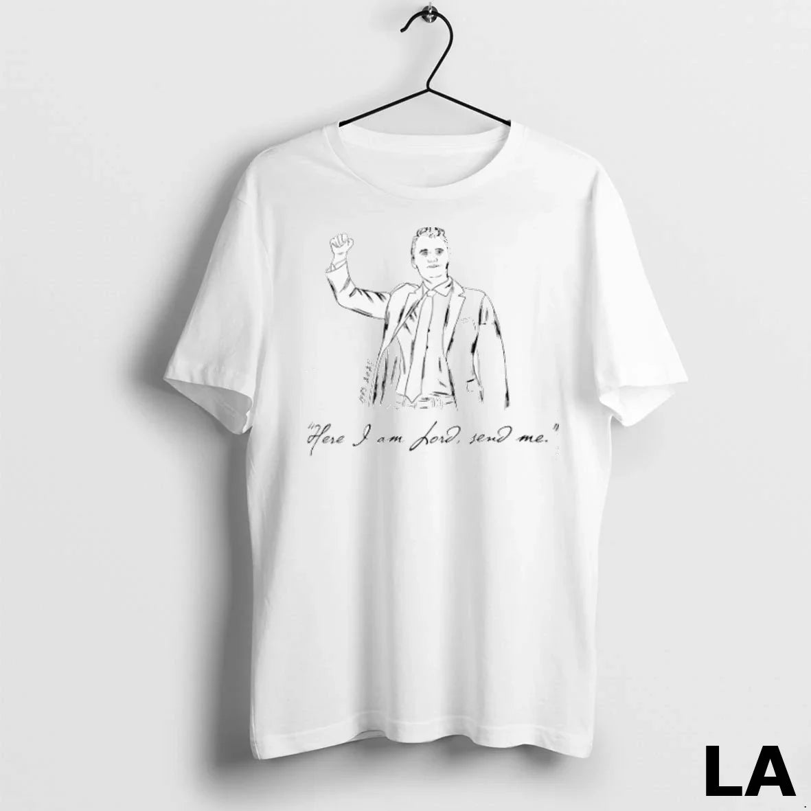 Original Charlie Kirk Here I Am Lord Send Me 1993 2025 Hoodie