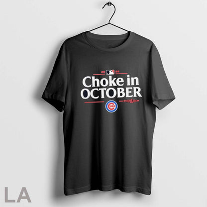 Original Chicago Cubs 2025 Choke October Mlb Postseason Hoodie