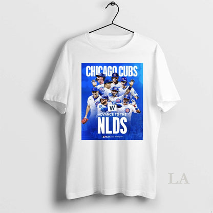Original Chicago Cubs W Advance To Nlds Mlb 2025 TShirt Authentic