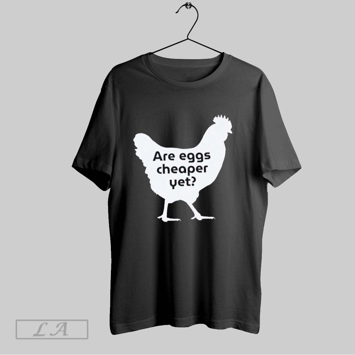 Original Chicken Are Eggs Cheaper Yet Tee Retro Fashion