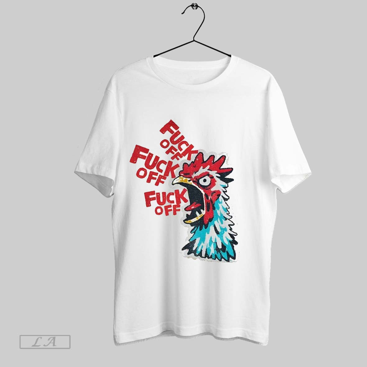 Original Chicken Fuck Off Fuck Off Meme Art Long Sleeve Vintage