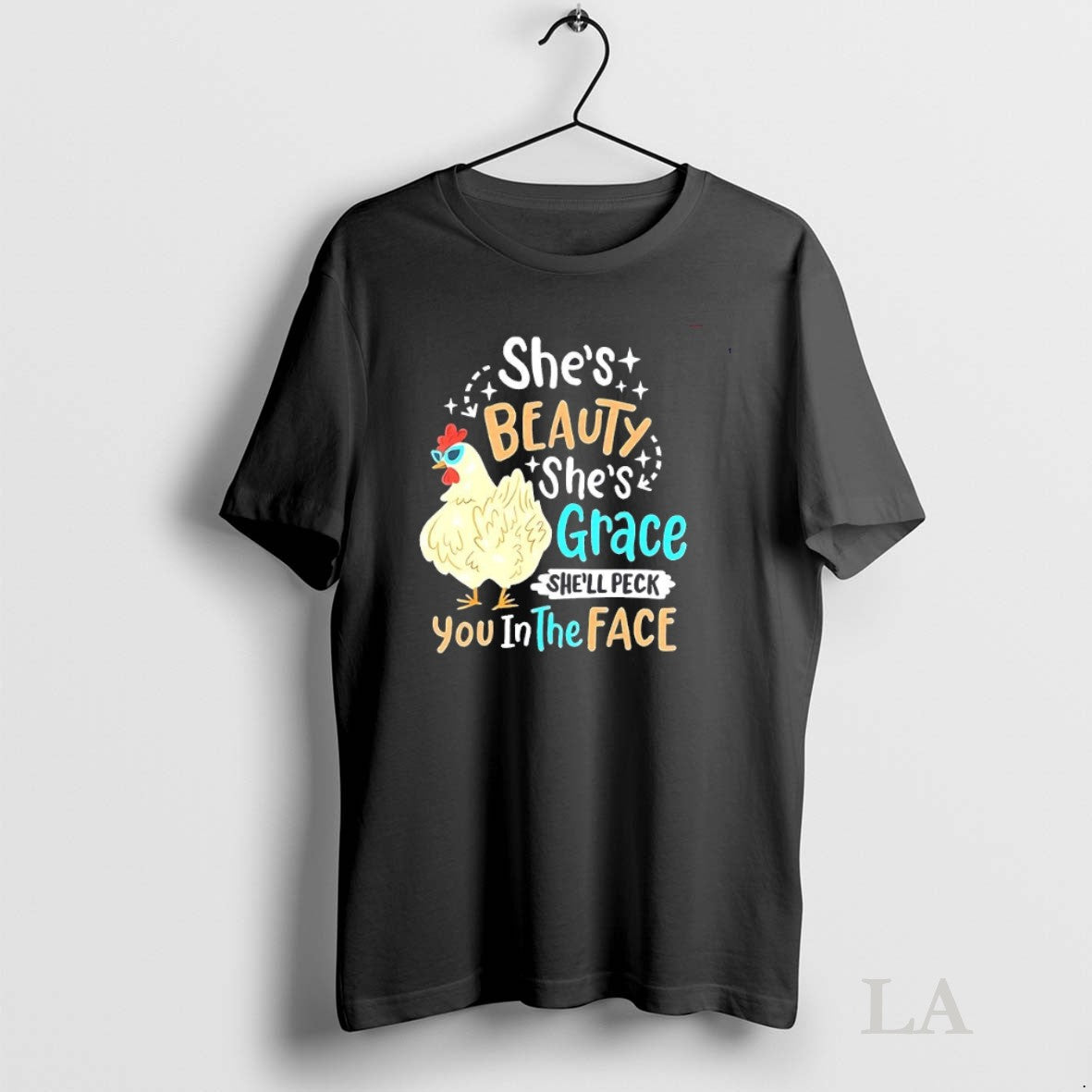 Original Chicken Shes Beauty Shes Grace Shell Peck You Face Tank Top