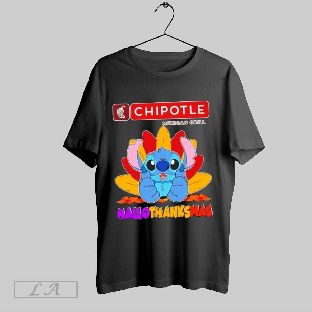 Original Chipotle X Stitch Happy Hallothanksmas Sweatshirt Unique