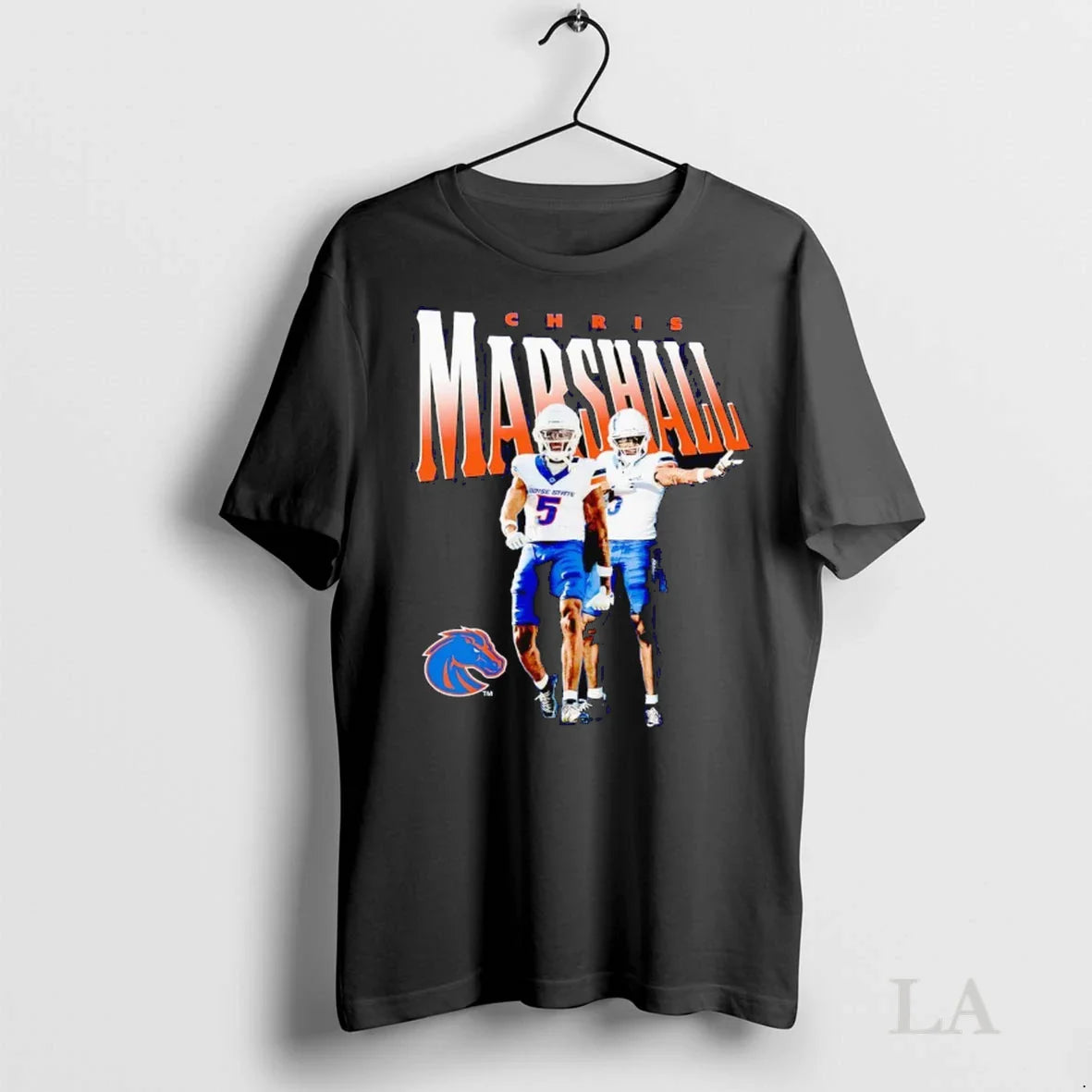 Original Chris Marshall Illustrated Boise State Broncos TShirt