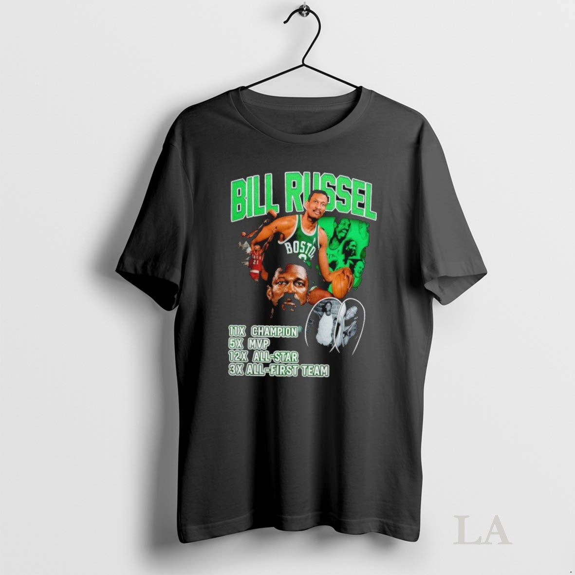 Original Christian Gonzalez Bill Russell Tee Exclusive Fashion