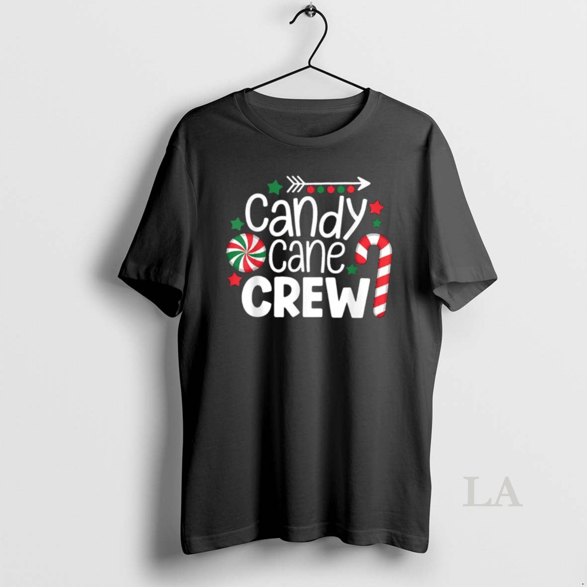 Original Candy Cane Crew TShirt Unique Look