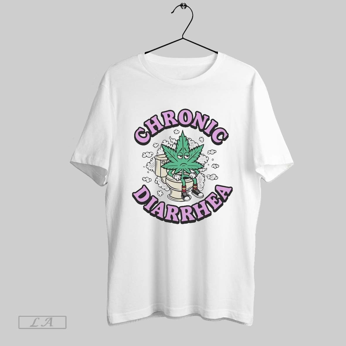 Original Chronic Diarrhea Marijuana Toilet Shirt Elegant Apparel