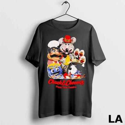 Original Chuck E Cheeses Group Shirt Elegant Fashion