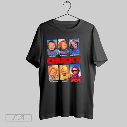 Original Chucky Days Week Moods Hoodie Vintage Apparel