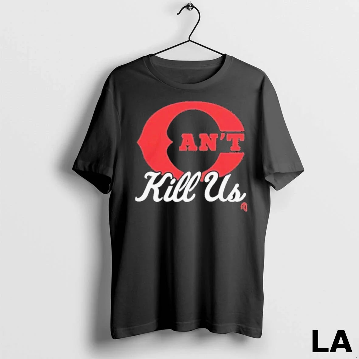 Original Cincinnati Reds Cant Kill Us Red C Logo Tee Elegant Design