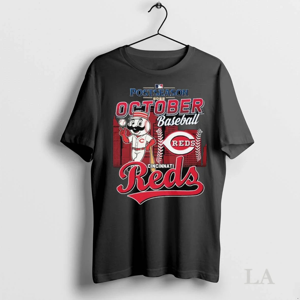 Original Cincinnati Reds Macsot Baseball 2025 Postseason Champions