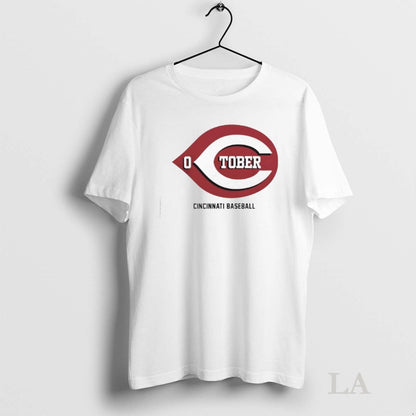 Original Cincinnati Reds October Baseball Logo Redtober Sweatshirt