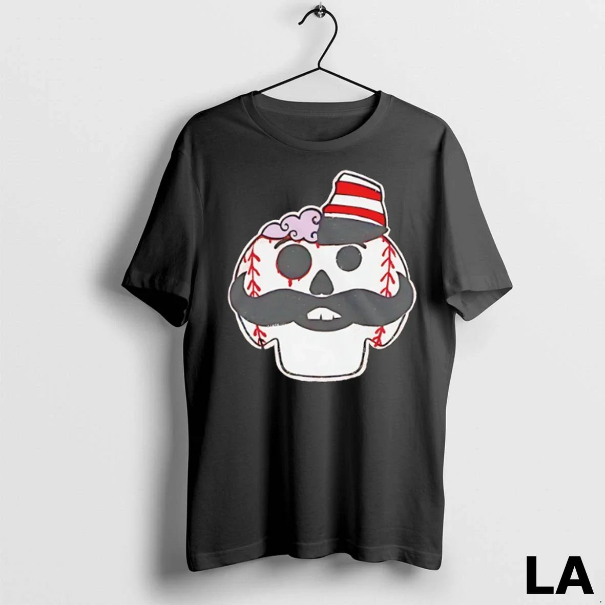 Original Cincinnati Reds Baseball Sugar Skull Halloween Shirt Premium