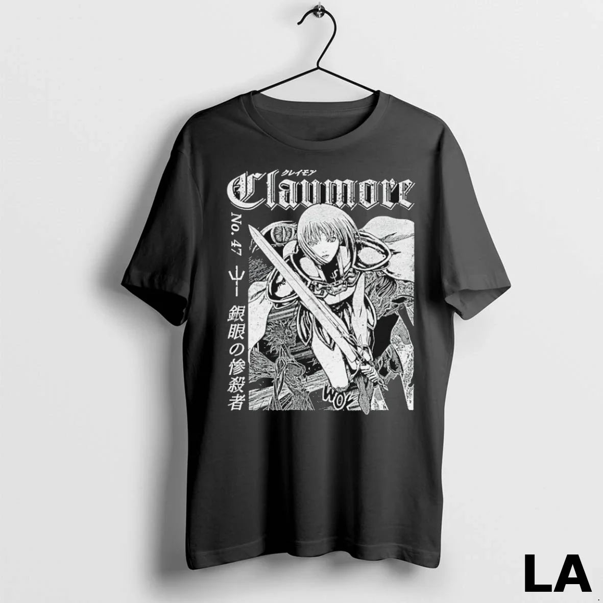 Original Claymore Waifu Manga Long Sleeve Modern Art