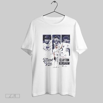 Original Clayton Kershaw Los Angeles Dodgers Thank You Shirt Unique