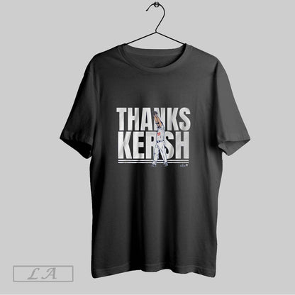 Original Clayton Kershaw Thanks Kersh Los Angeles Dodgers Mlb Tank