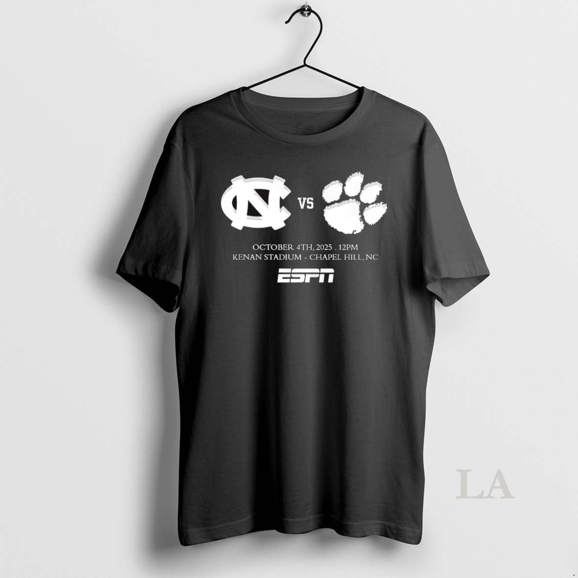 Original Clemson Tigers Vs North Carolina Tar Heels October 4Th 2025