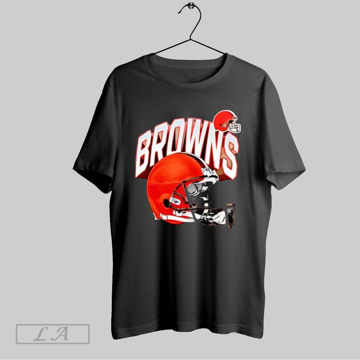 Original Cleveland Browns Helmet End Around Short Sleeve Shirt